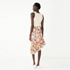 Women's Nine West Asymmetrical Midi Skirt -Hot Sale Adult Shop 5538810 ALT