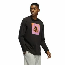 Men's adidas Positive Aura Badge of Sport Graphic Tee -Hot Sale Adult Shop 5538832 ALT2