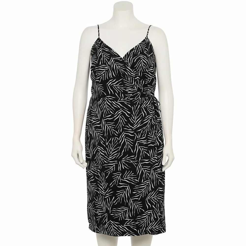 Plus Size Nine West Surplice Midi Dress 5 Plus Size Nine West Surplice Midi Dress - Image 5