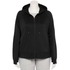 Plus Size Tek Gear® Ultrasoft Fleece Jacket -Hot Sale Adult Shop 5540291 Black