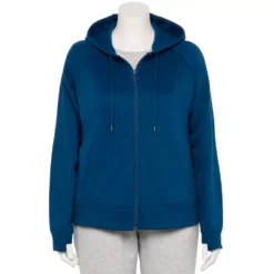 Plus Size Tek Gear® Ultrasoft Fleece Jacket -Hot Sale Adult Shop 5540291 Blue Crayon