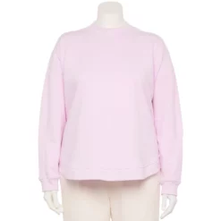 Plus Size Tek Gear® Ultrasoft Fleece Mockneck Sweatshirt