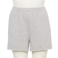 Plus Size Tek Gear® Ultrasoft Fleece Raw-Hem Shorts -Hot Sale Adult Shop 5540831 Metro Heather