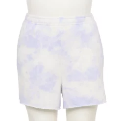 Plus Size Tek Gear® Ultrasoft Fleece Raw-Hem Shorts -Hot Sale Adult Shop 5540831 Purple Dye Effect