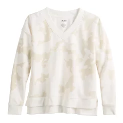 Women's Tek Gear® Ultrasoft Fleece Step-Hem V-neck Top -Hot Sale Adult Shop 5543909 ALT2