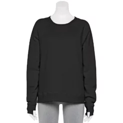 Women's Tek Gear® Ultrasoft Fleece Easy Sweatshirt -Hot Sale Adult Shop 5543911 Black