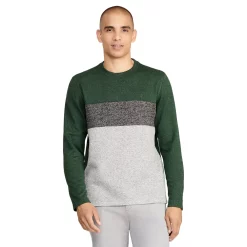 Men's IZOD Colorblock Fleece Top -Hot Sale Adult Shop 5544389 Dark Ivy Block