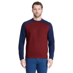 Men's IZOD Colorblock Fleece Top -Hot Sale Adult Shop 5544389 Port Royale Heather
