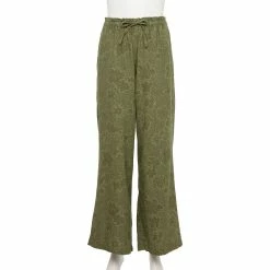Women's Sonoma Goods For Life® Wide-Leg Linen Blend Pants