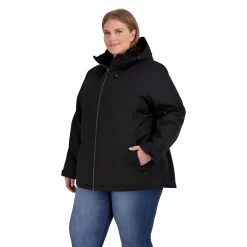 Plus Size ZeroXposur Blair Hooded Insulated Jacket -Hot Sale Adult Shop 5547124 Black