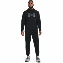 Men's Under Armour Big Logo Fleece Hoodie -Hot Sale Adult Shop 5552402 ALT2