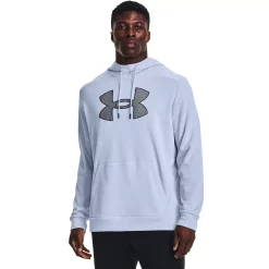 Men's Under Armour Big Logo Fleece Hoodie -Hot Sale Adult Shop 5552402 Oxford Blue