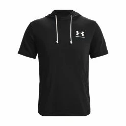 Men's Under Armour Rival Terry Short Sleeve Hoodie -Hot Sale Adult Shop 5552450 ALT4