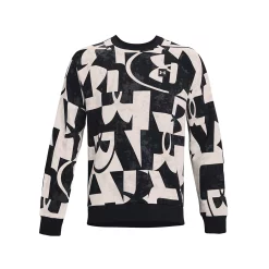 Men's Under Armour Printed Rival Fleece Crew Sweatshirt -Hot Sale Adult Shop 5552492 ALT4