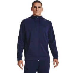 Men's Under Armour Full-Zip Fleece Hoodie -Hot Sale Adult Shop 5553047 Midnight Navy