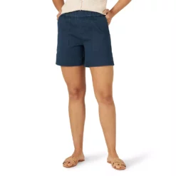 Women's Lee® Ultra Lux Pull-On Utility Shorts -Hot Sale Adult Shop 5557082 Rivet Navy