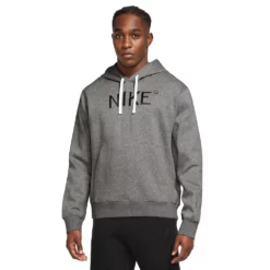 Men's Nike Brushed Back Fleece Pullover Hoodie -Hot Sale Adult Shop 5557410 Dark Grey Heather