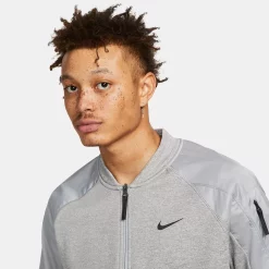 Men's Nike Therma-FIT Fitness Bomber Jacket -Hot Sale Adult Shop 5557438 ALT3