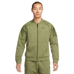 Men's Nike Therma-FIT Fitness Bomber Jacket -Hot Sale Adult Shop 5557438 Rough Green