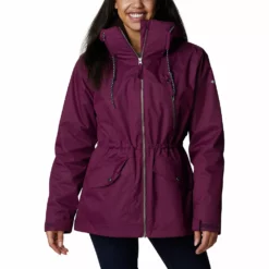 Women's Columbia Mount Erie™ II Interchange Waterproof Jacket -Hot Sale Adult Shop 5559475 Marionberry