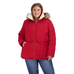 Plus Size ZeroXposur Naomi Sherpa Quilted Jacket -Hot Sale Adult Shop 5560451 Rouge