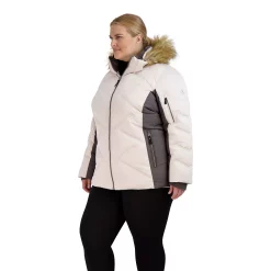 Plus Size ZeroXposur Miranda Satin Quilted Puffer Jacket -Hot Sale Adult Shop 5560463 ALT2