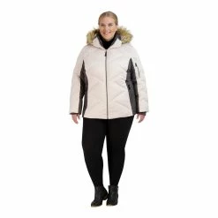 Plus Size ZeroXposur Miranda Satin Quilted Puffer Jacket -Hot Sale Adult Shop 5560463 ALT3