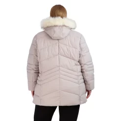 Plus Size ZeroXposur Tessa Faux-Fur Hood Quilted Parka Coat -Hot Sale Adult Shop 5560466 ALT