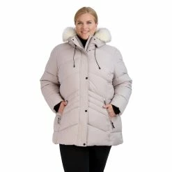 Plus Size ZeroXposur Tessa Faux-Fur Hood Quilted Parka Coat -Hot Sale Adult Shop 5560466 ALT3