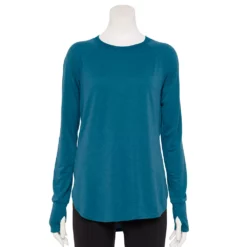 Women's Tek Gear® Long Sleeve Tunic -Hot Sale Adult Shop 5560866 Blue Crayon