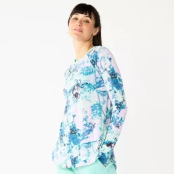 Women's Tek Gear® Long Sleeve Tunic -Hot Sale Adult Shop 5560866 Teal Swirled
