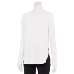 Women's Tek Gear® Long Sleeve Tunic -Hot Sale Adult Shop 5560866 White