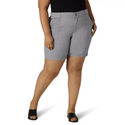 Plus Size Lee® Flex-To-Go Cargo Bermuda Shorts -Hot Sale Adult Shop 5561300 New Gray