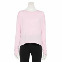 Women's Tek Gear® Crewneck Long Sleeve Tee -Hot Sale Adult Shop 5561703 Adoring Lilac