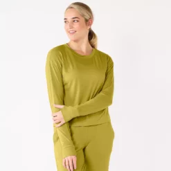 Women's Tek Gear® Crewneck Long Sleeve Tee -Hot Sale Adult Shop 5561703 Lime Verbena