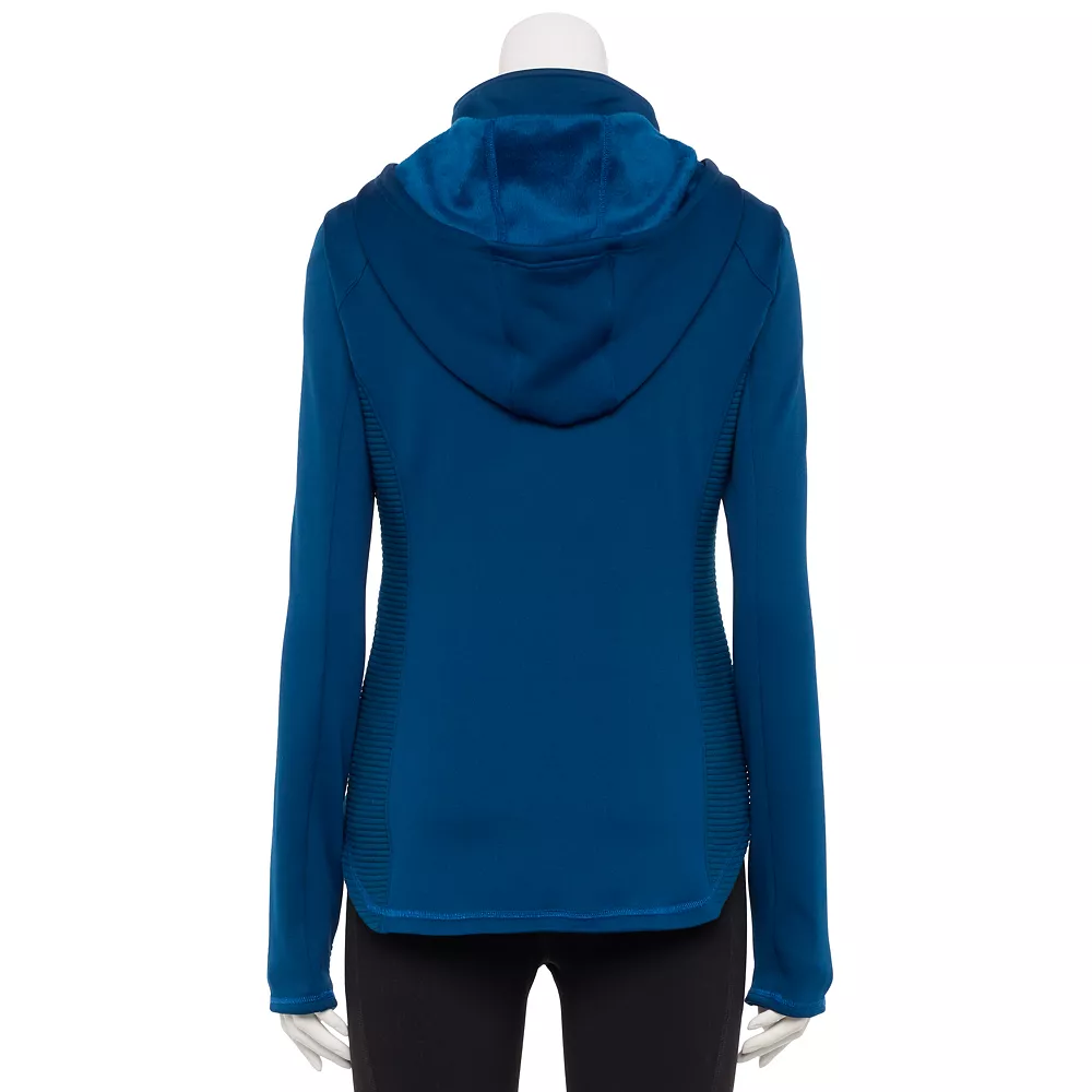 Women's Tek Gear® Hooded Mixed-Media Jacket 13 Women's Tek Gear® Hooded Mixed-Media Jacket - Image 13