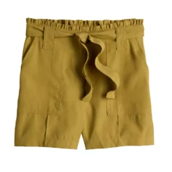 Women's Nine West High-Waisted Paperbag Utility Shorts -Hot Sale Adult Shop 5562607 ALT5