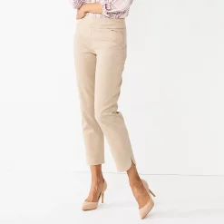 Petite Croft & Barrow® Effortless Stretch Ankle Pants -Hot Sale Adult Shop 5562724 Cobbleston