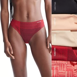 Women's Calvin Klein Invisibles 5-pk. Thong Panty Set QD3556