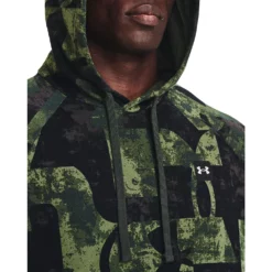 Big & Tall Under Armour Macro Branded Rival Fleece Hoodie -Hot Sale Adult Shop 5564236 ALT3