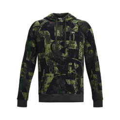 Big & Tall Under Armour Macro Branded Rival Fleece Hoodie -Hot Sale Adult Shop 5564236 ALT4