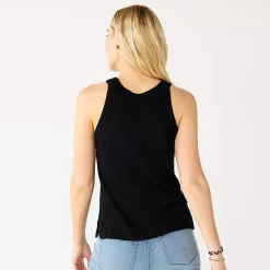 Women's Nine West High-Neck Cutaway Sweater Tank 10 Women's Nine West High-Neck Cutaway Sweater Tank -Hot Sale Adult Shop 5566564 ALT