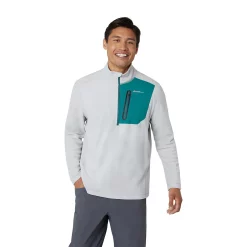 Men's Eddie Bauer Cloud Quarter Zip Pullover -Hot Sale Adult Shop 5568117 Cement