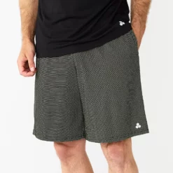 Men's Tek Gear® Two-Tone Mesh Shorts -Hot Sale Adult Shop 5569340 Electric Black
