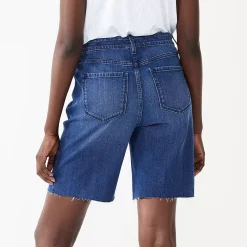 Women's Nine West High Rise Bermuda Boyfriend Shorts 7 Women's Nine West High Rise Bermuda Boyfriend Shorts -Hot Sale Adult Shop 5570546 ALT