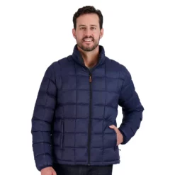 Men's ZeroXposur Luke Box Quilted Puffer Jacket -Hot Sale Adult Shop 5570834 Navy