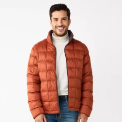Men's ZeroXposur Luke Box Quilted Puffer Jacket -Hot Sale Adult Shop 5570834 Rust