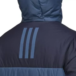Men's adidas 3-Stripes Puffy Hooded Jacket -Hot Sale Adult Shop 5573137 ALT4
