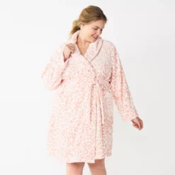 Plus Size Sonoma Goods For Life® Short Plush Robe