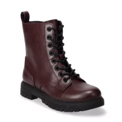 SO® Reindeer Women's Combat Boots -Hot Sale Adult Shop 5579850 Burgundy